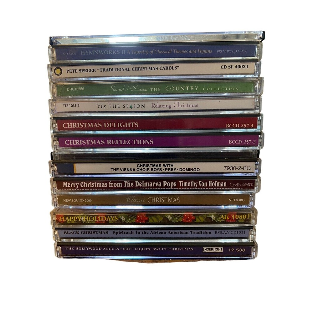 Lot of 14 Christmas Holiday Music CDs Various Artists and Genres
